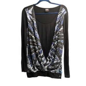Point Zero Long Sleeve Top - Flattering & Comfortable, size Medium